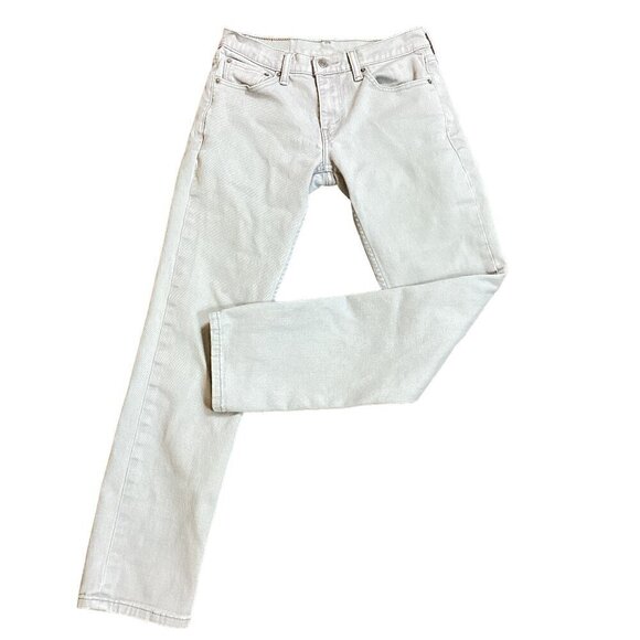 Levi's 511 Jeans Light Gray Straight Slim 5-Pocket 29x32 (*30x30) #206M - Picture 1 of 11
